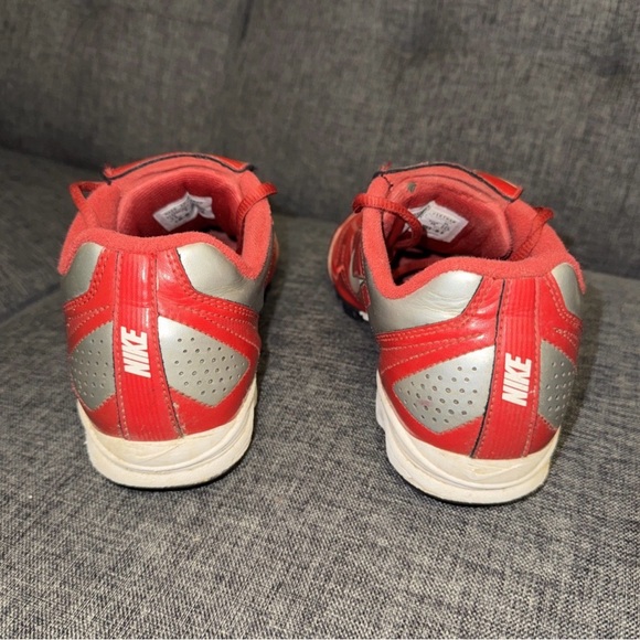 Nike Mens Keystone Red Leather Baseball Cleats (375560-611), Size: 6.5 Sports - Picture 4 of 9